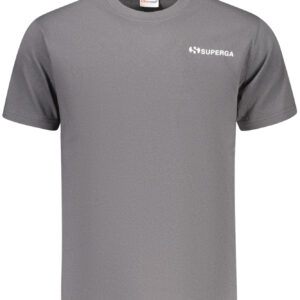superga men's short sleeved t shirt grey